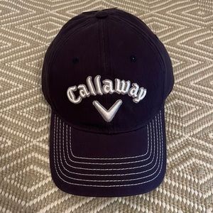 Callaway Heritage Twill Adjustable Navy Hat NWT